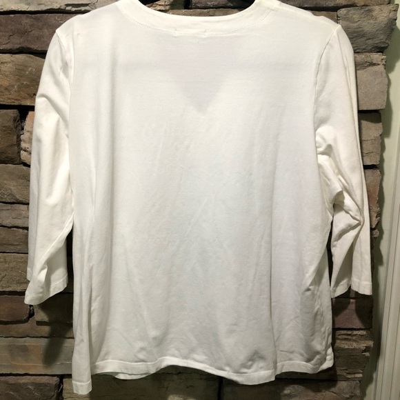 5/$10 Size 1X white shirt - Picture 5 of 10